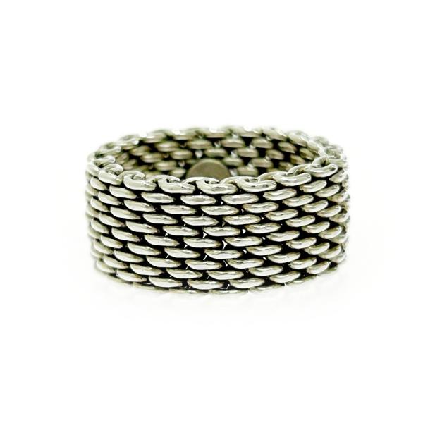 TIFFANY&Co.（ティファニー） シルバー サマセット メッシュ リング