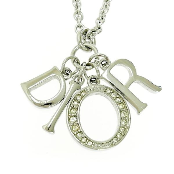 美品　クリスチャンディオール　ネックレス　メタル　ライトストーン　シルバー 楽天市場】Christian Dior クリスチャン・ディオール ネックレス