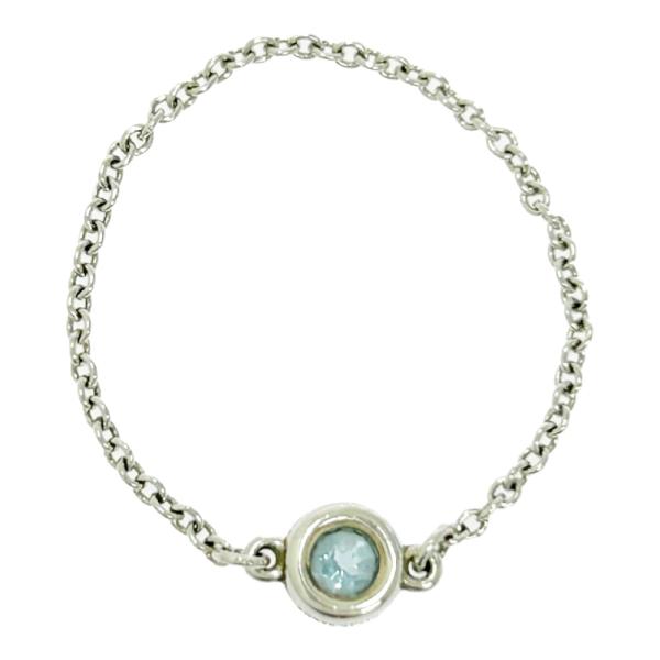 【*ー様 Tiffany & Co. バイザヤードアクアマリンシルバー925 ネ TIFFANY&Co.（ティファニー） シルバー アクアマリン バイザヤード