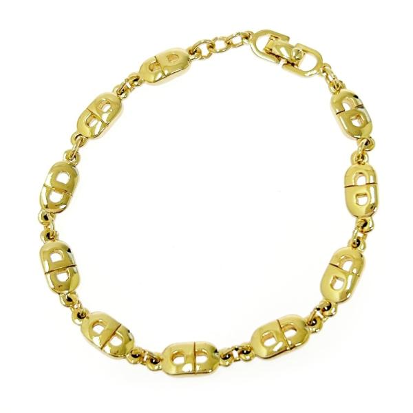 Dior CD Navゴールドカラーブレスレット DIOR ディオール CD NAVY ネイビー ブレスレット ゴールドトーンメタル