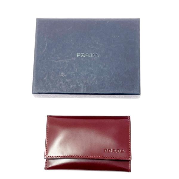 PRADA（プラダ） 【箱付き】 レザー 6連 キーケース レッド 530969