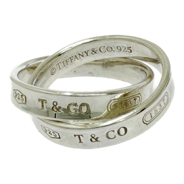 TIFFANY&Co. ティファニー インターロッキング リング925 1837 TIFFANY&Co.（ティファニー） 【保存袋付き】 シルバー 1837 ナロー