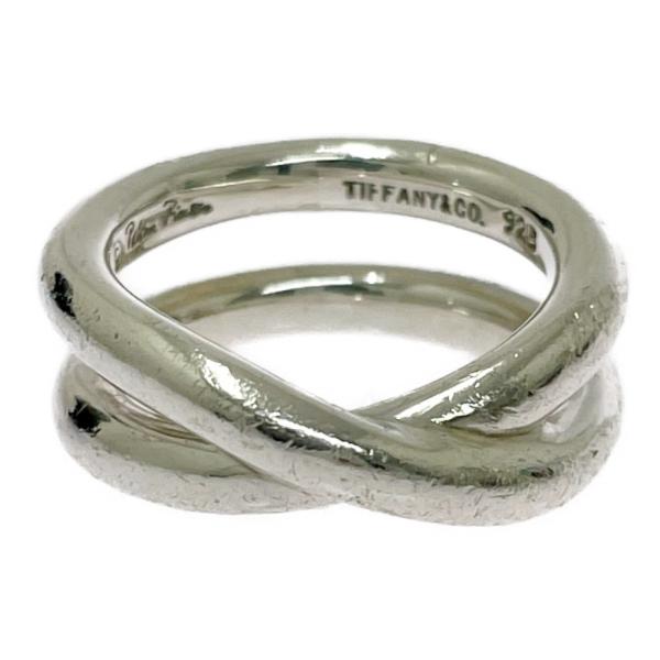 Tiffany925シルバーリング TIFFANY&Co.（ティファニー） シルバー クロスリング 8.6g 925刻印