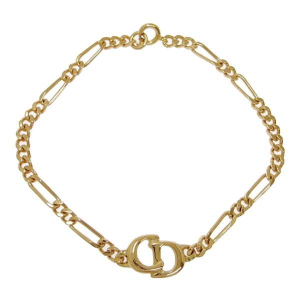 クリスチャンディオール　CD　ロゴ　ブレスレット　ゴールドカラー Christian Dior クリスチャンディオール GP CDロゴ ブレスレット