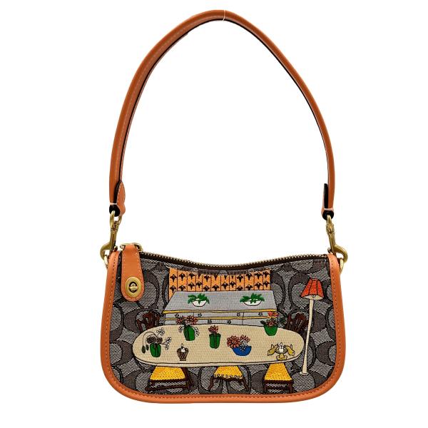 COACH 中古S コーチ Coach スウィンガー 20 CK480 x Observed By COACH 中古S コーチ Coach スウィンガー 20 CK480 x Observed By