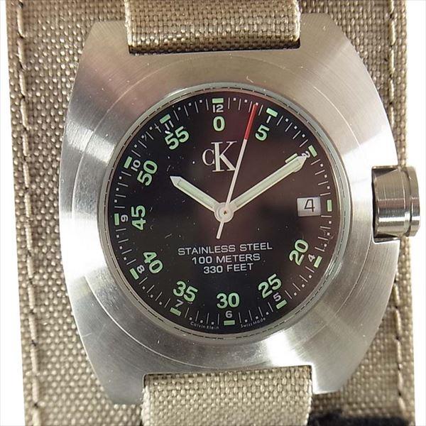 カルバン・クライン CALVIN KLEIN 未使用 訳難有 K12111 スイス製 