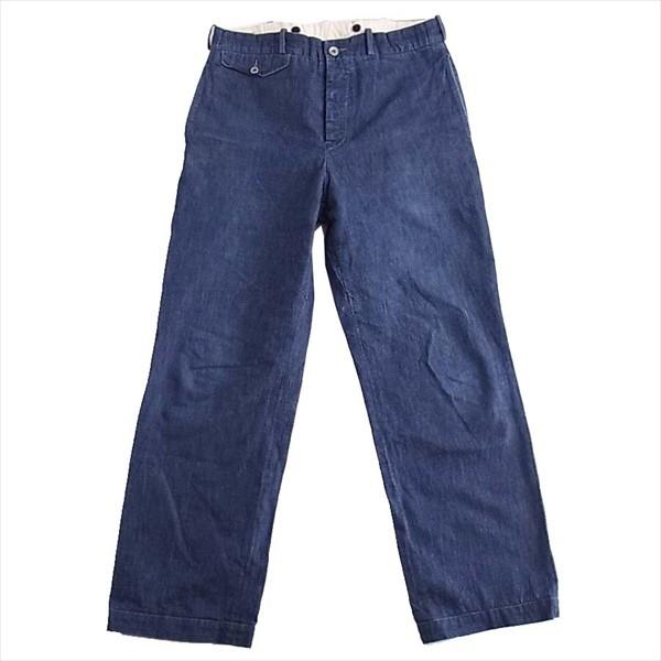 ベラフォンテ BELAFONTE シンチバック デニム トラウザーズ パンツ 