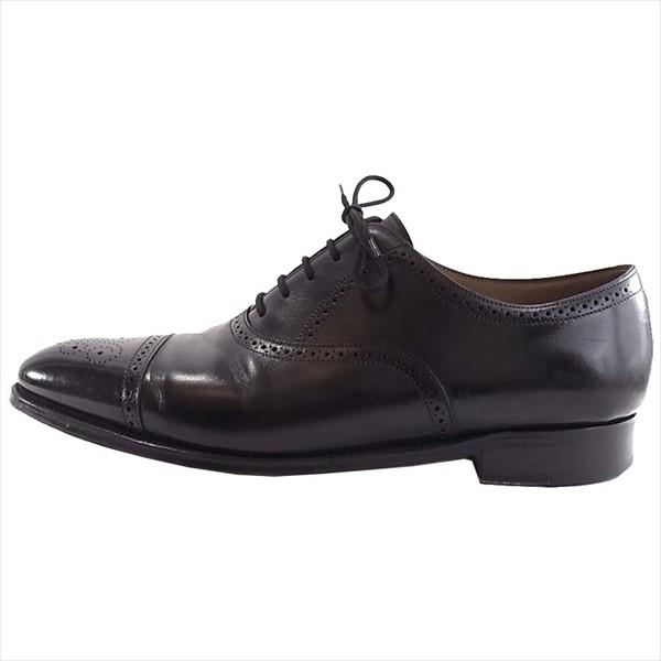 JOHN LOBB ジョンロブ SAUNTON ソートン カーフ セミブローグ 