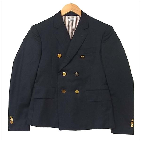 THOM BROWNE トムブラウン 国内正規品 金ボタン ダブル ウール THOM BROWNE トムブラウン 国内正規品 金ボタン ダブル ウール