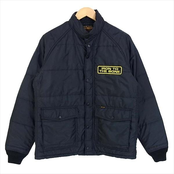 IRON HEART アイアンハート ワッペン 刺繍 中綿 レーシングジャケット  