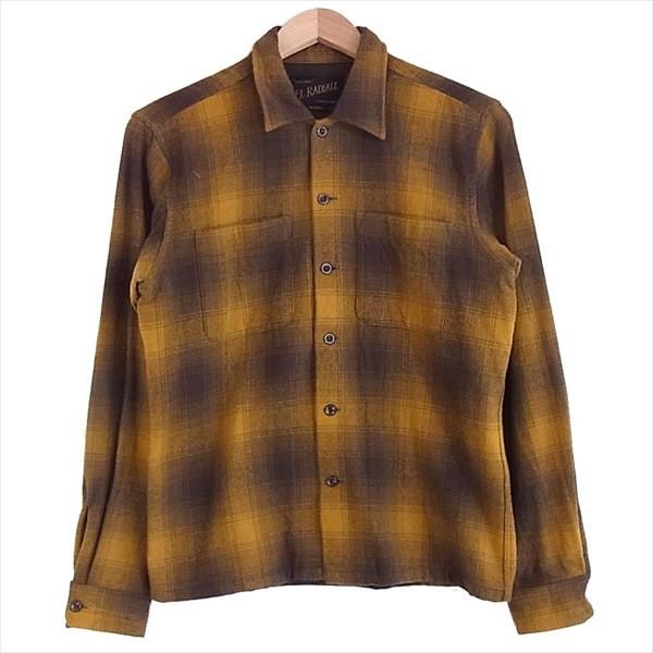 RADIALL ラディアル 12AW-SH010 ウール チェック ワーク シャツ メンズ 