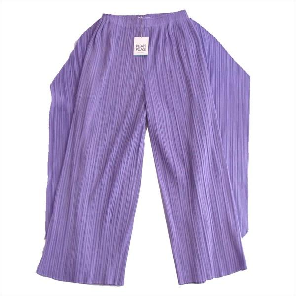 PLEATS PLEASE ISSEY MIYAKE ガウチョパンツ ラベンダー 【公式通販】