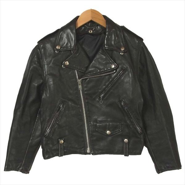 ショット Schott 125w 編み上げ ダブル ライダース ジャケット ブラック系 8 中古 0joh0030ja13 ブランド専門店life 通販 Yahoo ショッピング