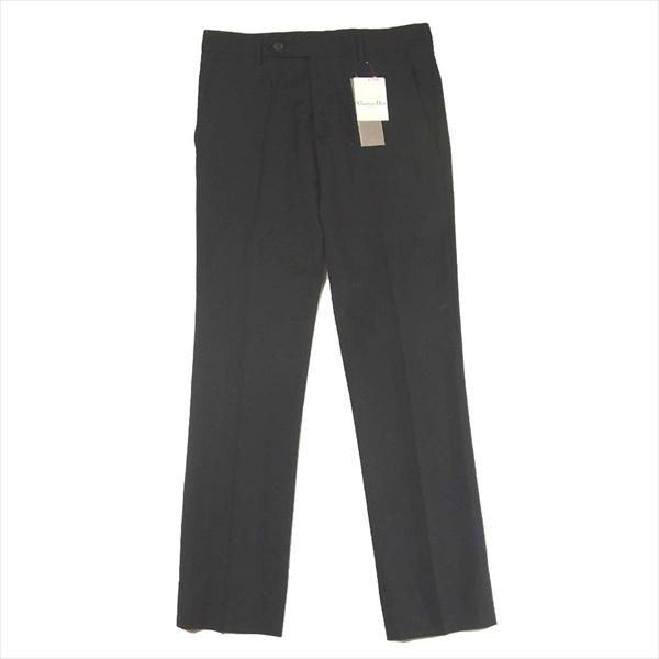 ディオールオム DIOR HOMME 8H4110010559-903 08AW クリスヴァンアッシュ期 ウール スラックスパンツ ブラック系 42 【新古品】【未使用】【中古】 :0j30847yh0041ra05:ブランド専門店LIFE 通販 Black Flame ツータックワイドパンツ