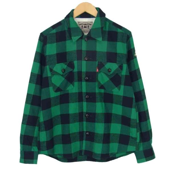 TMTバッファローチェックシャツ グリーン