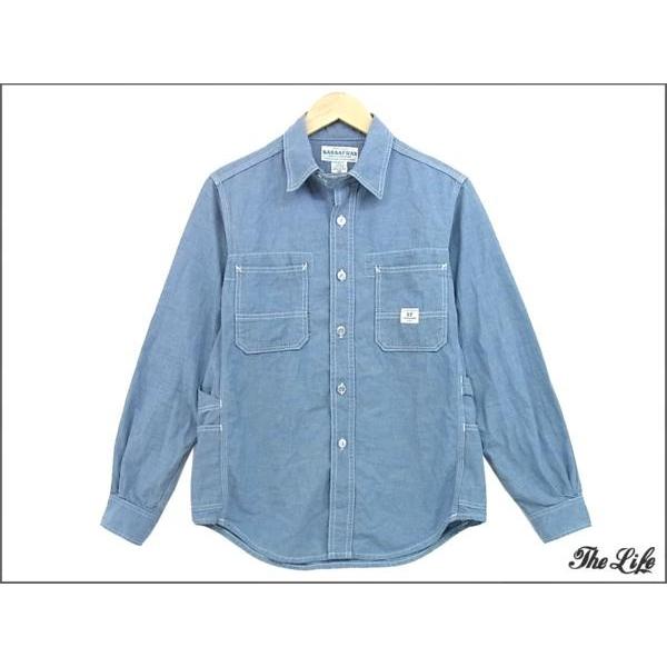 中古 SASSAFRASガーデナーハーフ/シャンブレーシャツXS : 1-615 