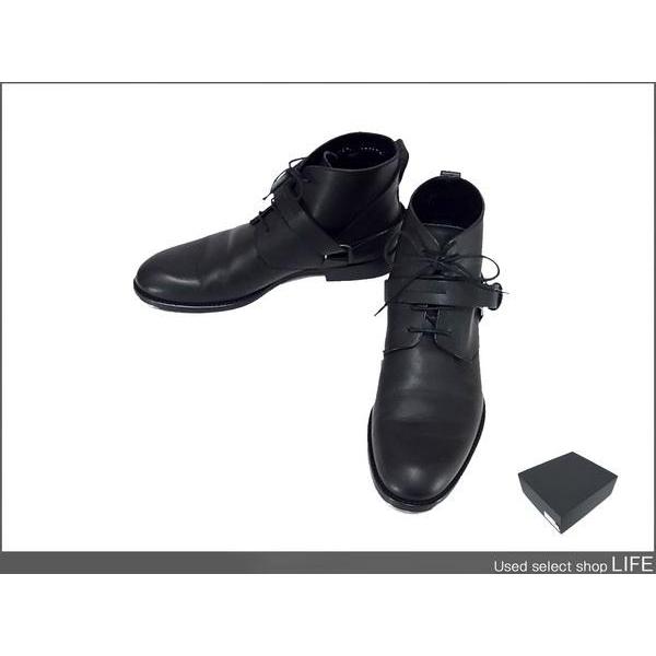 Dior HOMME 中古 美品 10AW HOMMEディオールベルテッドショートブーツ 