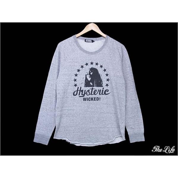 中古 ヒステリックグラマーWICKEDスウェット(GRAY)L : 11-1114-1421yo3 