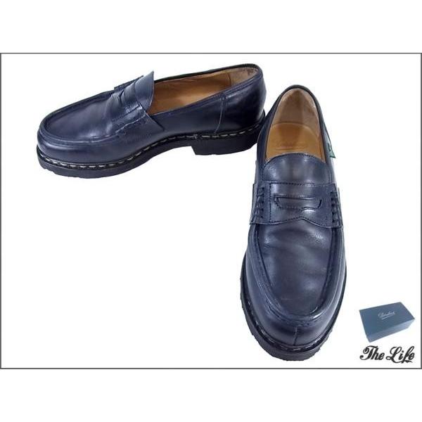 新品 Paraboot ランス Reims - Blue Paname