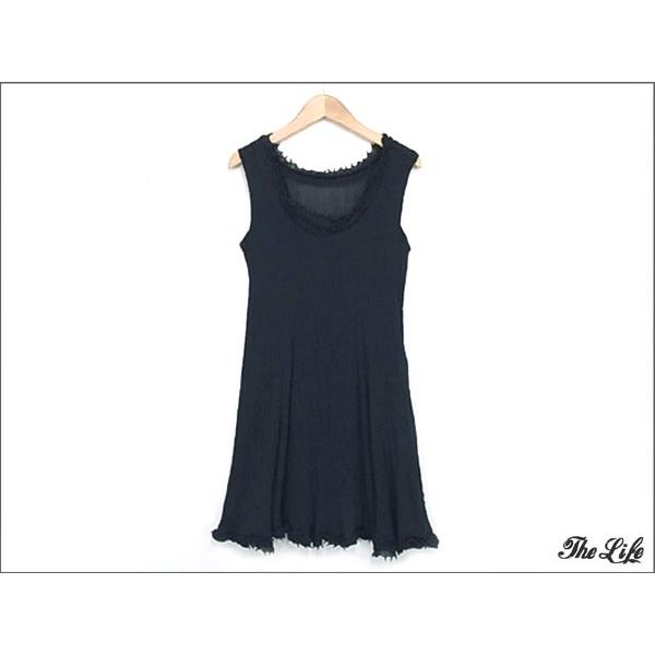 me by ISSEY MIYAKE イッセイミヤケ シワ加工シャツワンピ