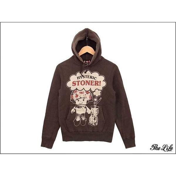 HYSTERIC GLAMOUR 中古 STONERパーカー/ブラウン/FREE/2CF-7020 