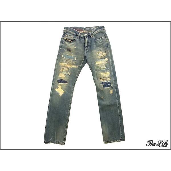 HYSTERIC GLAMOUR 中古 美品 15SS Hysteric Glamour AR加工デニム 