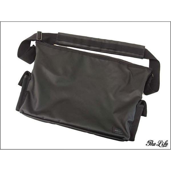 中古 美品 PORTER ポーター PRISM プリズム ショルダーバッグL 黒 