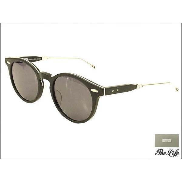 THOM BROWNE 中古 美品 BROWNEトムブラウンTB-806-A-BLK-SLV-52 