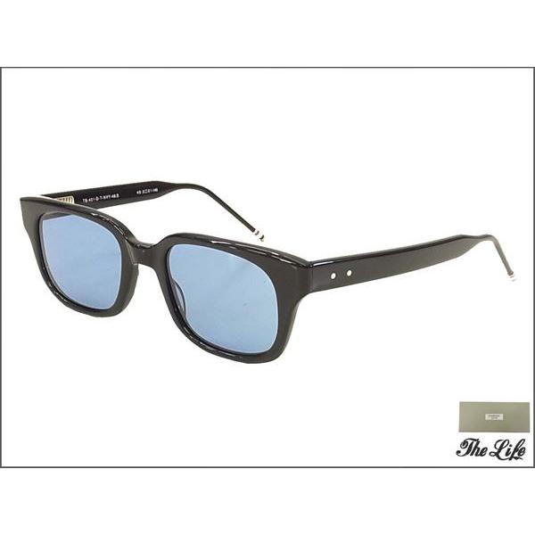 中古 美品 THOM BROWNEトムブラウンTB-401-D-T-NVY-49.5サングラス 
