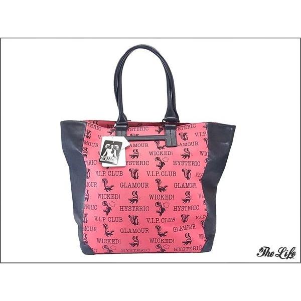 HYSTERIC GLAMOUR 中古 SKUNK CLUB 総柄 トートバッグ : ブランド専門 