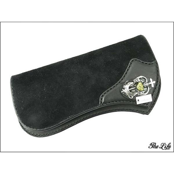 中古 美品 galcia ガルシア ×A.Cherry レザーロングウォレット/黒/財布 