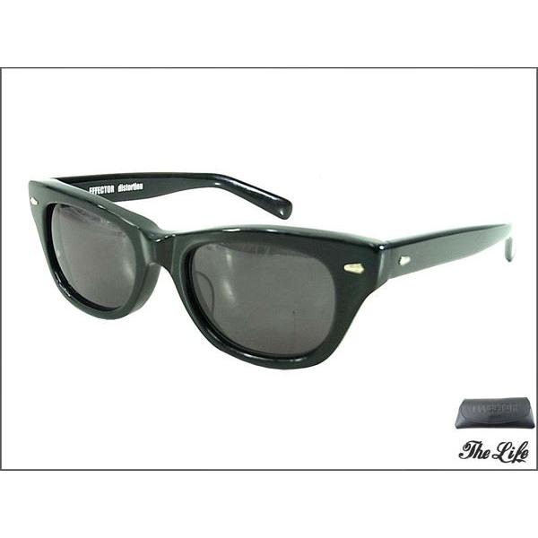 中古 美品 EFFECTOR エフェクター distortion サングラス ブラック 