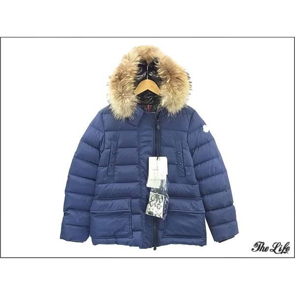 MONCLER 中古 美品 国内正規 モンクレール MEL メル ダウン 2 紺  