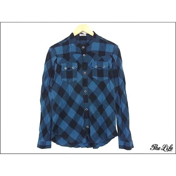 中古 Undercoverism レーヨン ブロックチェックシャツ 2 青黒 00tm84 ブランド専門店life 通販 Yahoo ショッピング