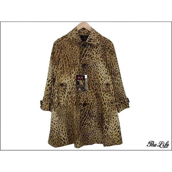 HYSTERIC GLAMOUR ベルト付ロングコート レオパード アニマル