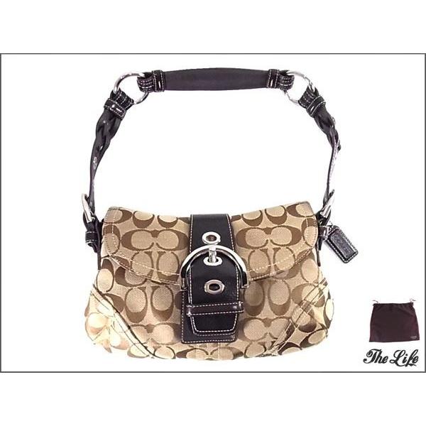 COACH 中古 美品 コーチ 6171 シグネチャー ショルダーバッグ6171 