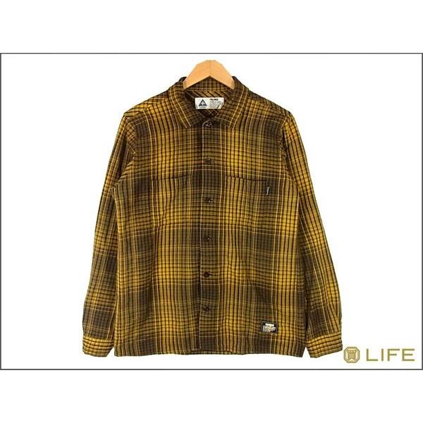 中古】15AW CHALLENGER チャレンジャー サークルロゴチェックシャツ 