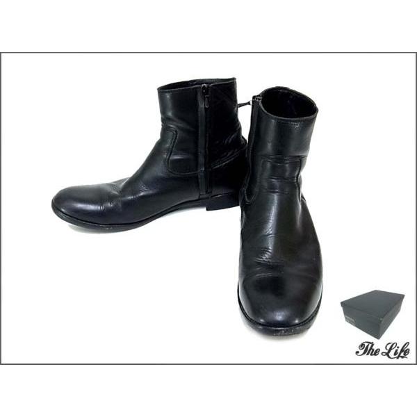 中古 RUDE GALLERYルードギャラリーサイドジップブーツ4 : 19-115 