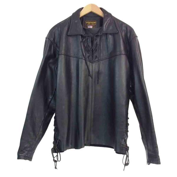 VANSON バンソン レースアップ プルオーバー ジャケット VANSON バンソン レースアップ プルオーバー ジャケット