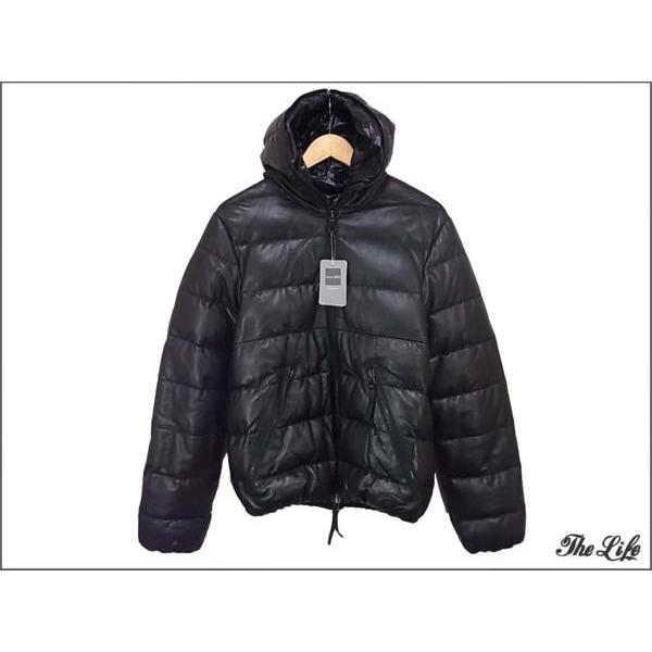 中古 美品 DUVETICAデュベチカDIONISIOTREレザーダウン48 : 2-415 
