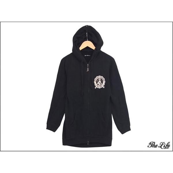 HYSTERIC GLAMOUR 中古 ギターガールフルジップパーカーFREE 