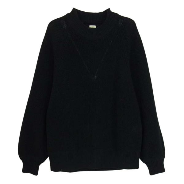 Ron Herman ロンハーマン ナイロン コットン クルーネック ニット  