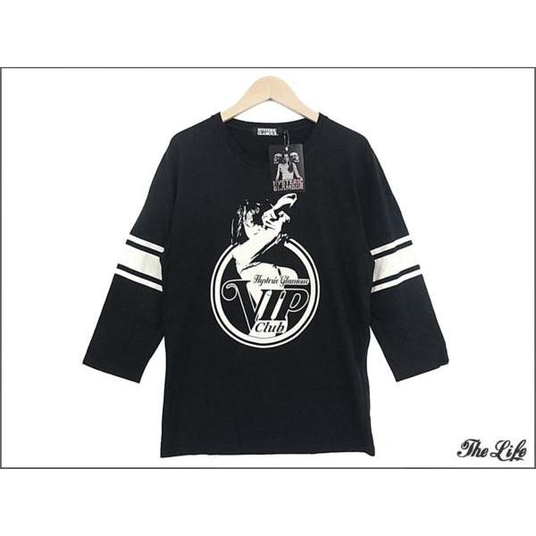 中古 美品 ヒステリックグラマー0223CL01/VIP CLUB/TシャツS/黒 : 30 