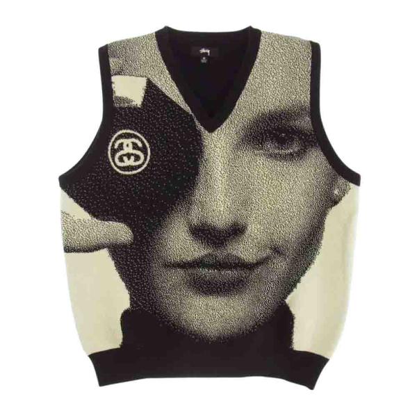 STUSSY ステューシー Photo Jacquard Vest フォトジャカード ニット 
