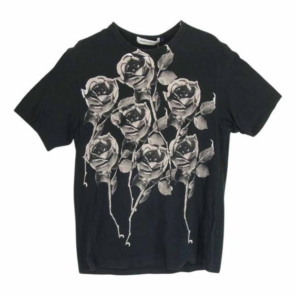 UNDERCOVER アンダーカバー ローズプリント 半袖 クルーネック Tシャツ 