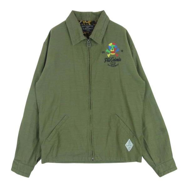 CRIMIE クライミー スカル 裏レオパード柄 ZiP ジャケット 日本 CRIMIE クライミー スカル 裏レオパード柄 ZiP ジャケット 日本