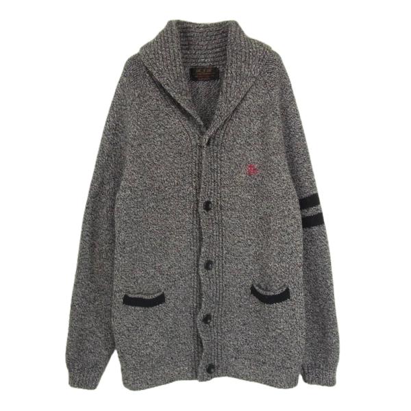 R.J.B アールジェイビー アームライン ウール 刺繍 カーディガン  