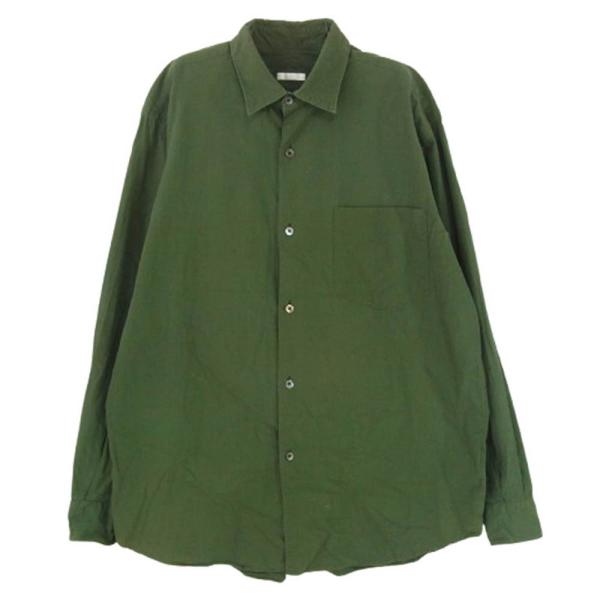 コモリ　COMOLI ブラウン 長袖シャツ コモリ COMOLI ブラウン 長袖シャツ COMOLI 「COMOLI」 長袖