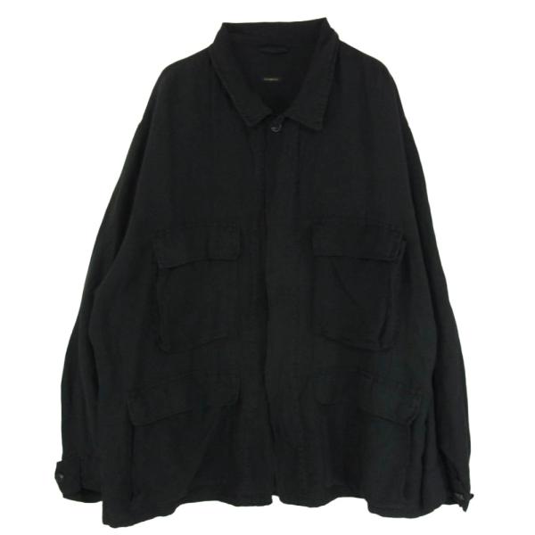 COMOLI コモリ 25SS B01-01028 フェードブラック B.D.Uジャケット