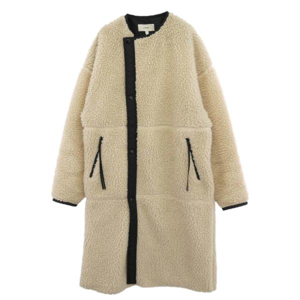HYKE ハイク 192-17175 FAUX SHEARLING COAT ボア フリース ロング